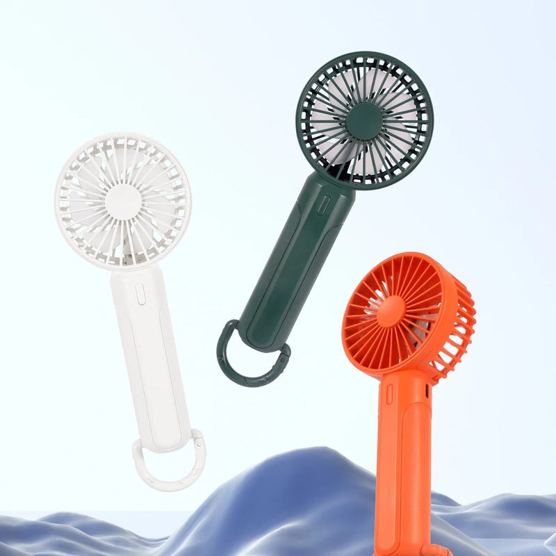 Bluejw New Portable Rechargeable Mini Hand Fan with USB Flashlight - LED Handheld Fan & Flashlight Combo for Outdoor Use - Image 4